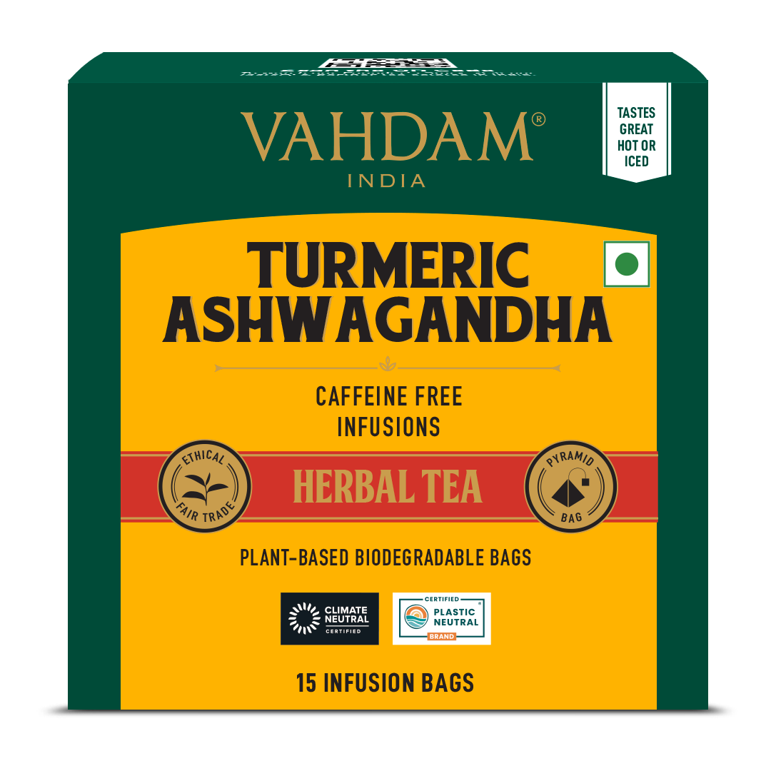 Buy Turmeric Ashwagandha Herbal Tea Tisane Online @ Best Prices In India