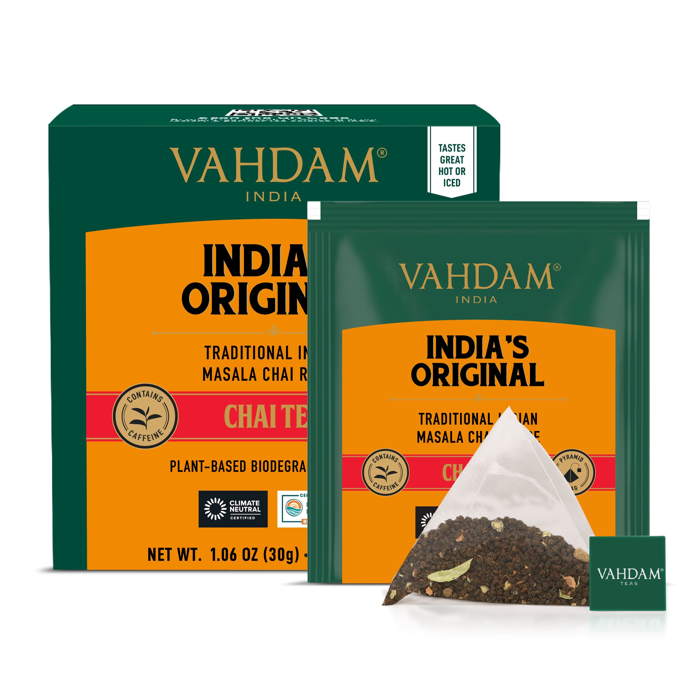 India's Original Masala Chai Tea, 15 Count