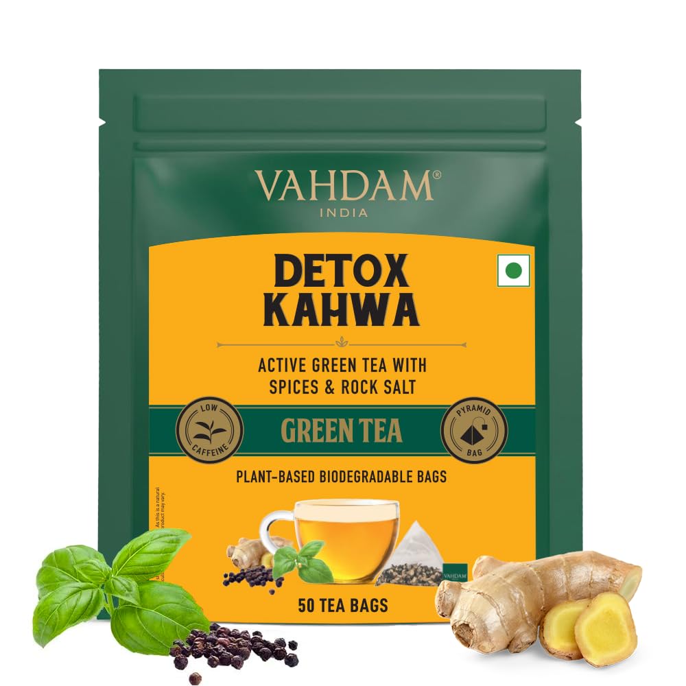 Kahwa Green Tea, 50 Count