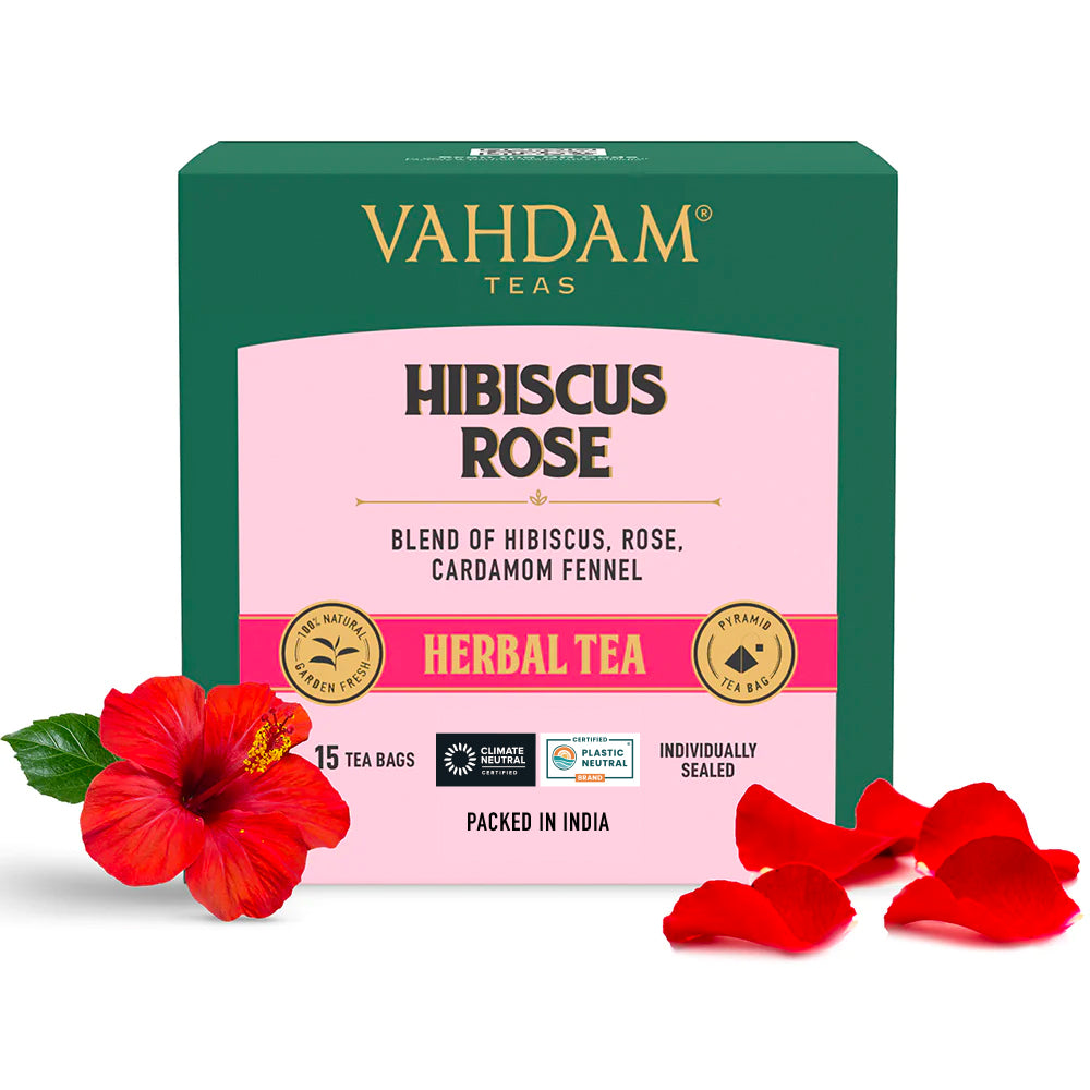 Hibiscus Rose Herbal Tea, 15 Count