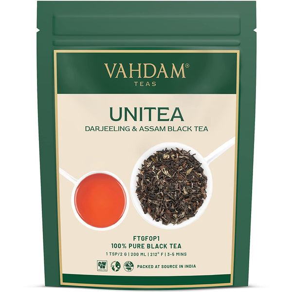 Darjeeling and Assam (Blend) Unitea Black Tea, 100gm - VAHDAM