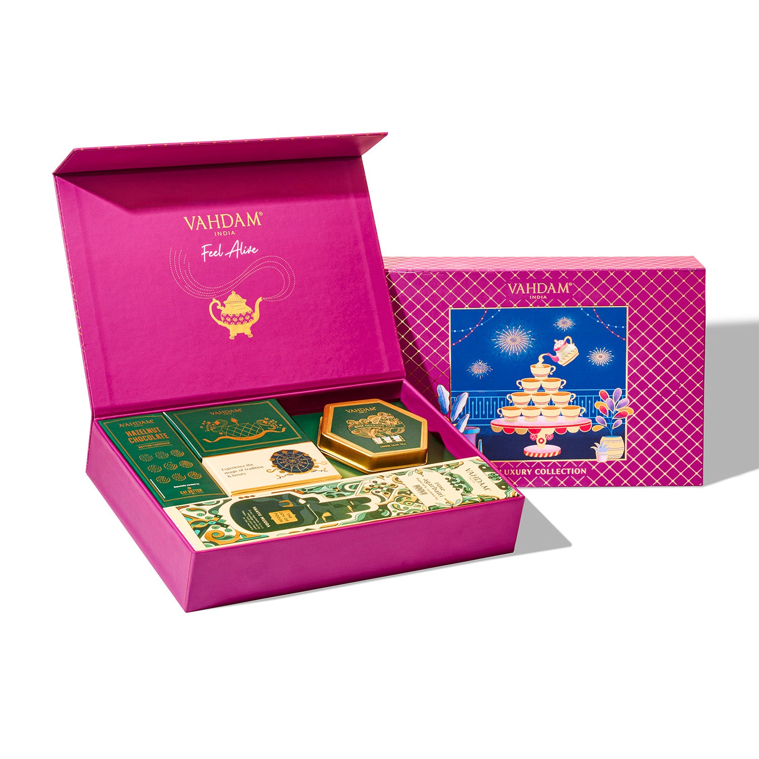 Radiance, Diwali Luxury Collection Tea Gift Set, 4 Inclusions