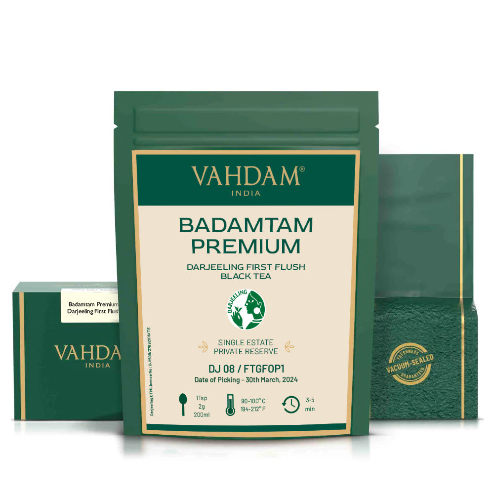 2024 Badamtam Premium Darjeeling First Flush Black Tea DJ 08