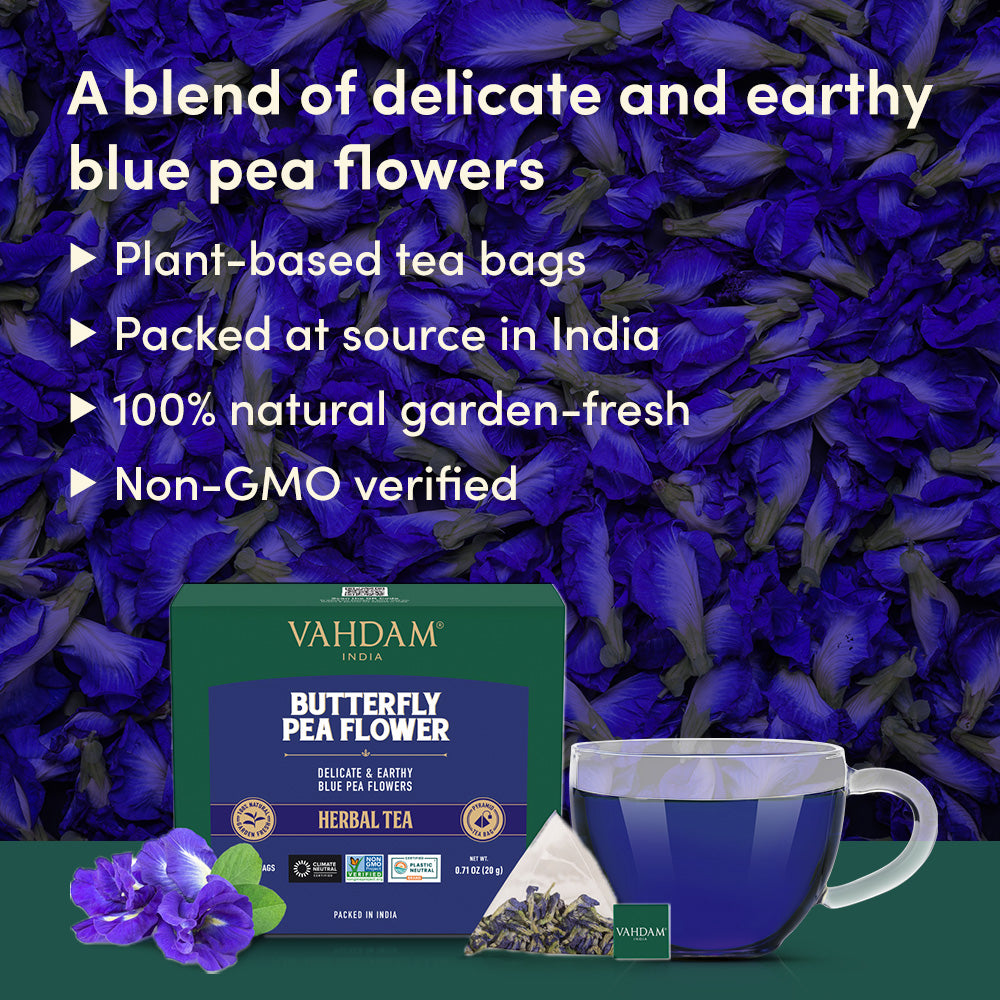 Butterfly Pea Flower Herbal Tea, Image -6, 40 TB