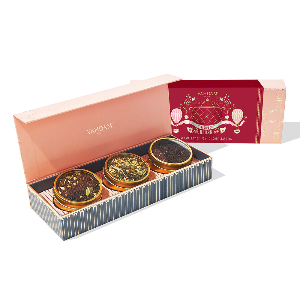 Blush, Assorted Teas Gift Set, 3 Teas