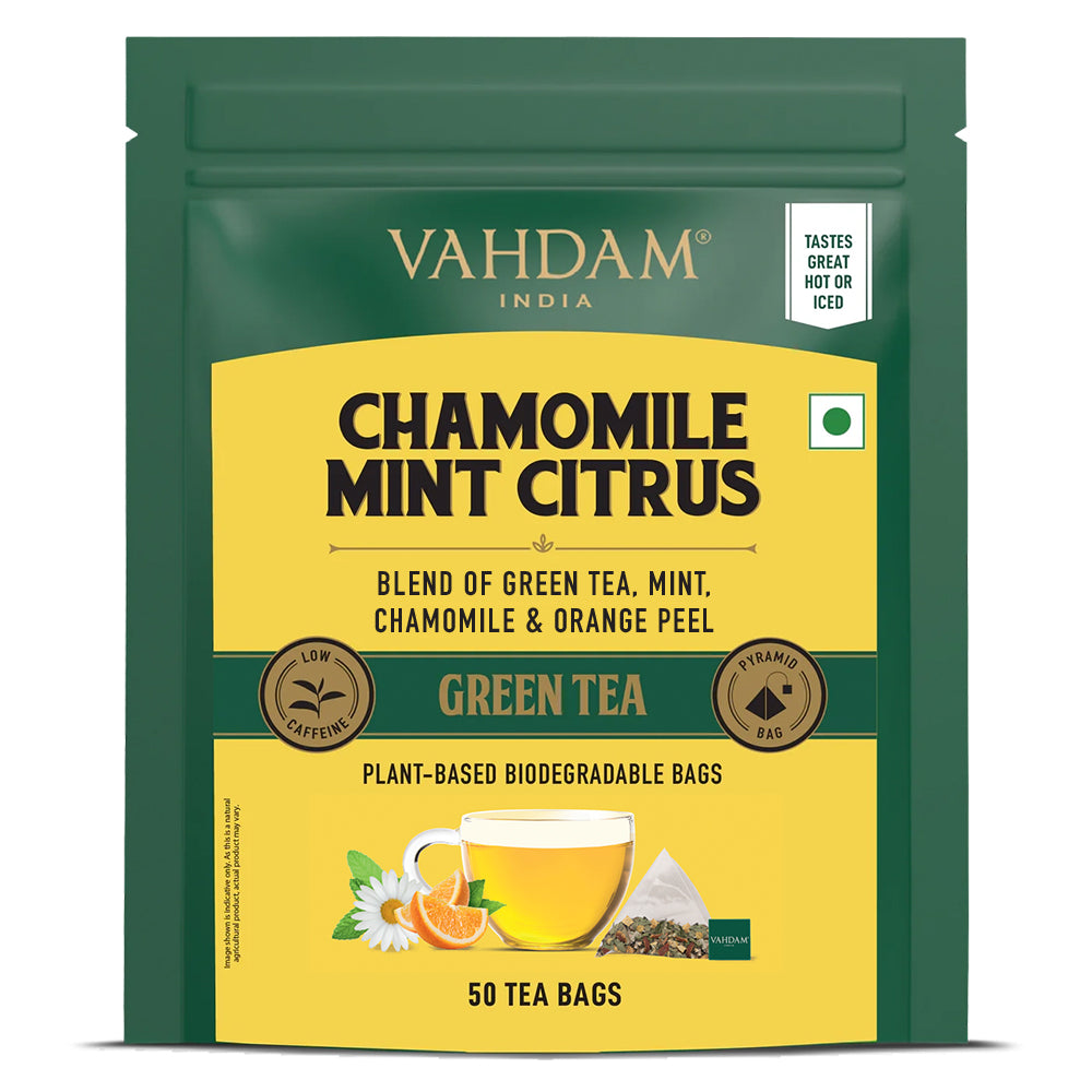 Chamomile Mint Citrus Green Tea, 50 Count