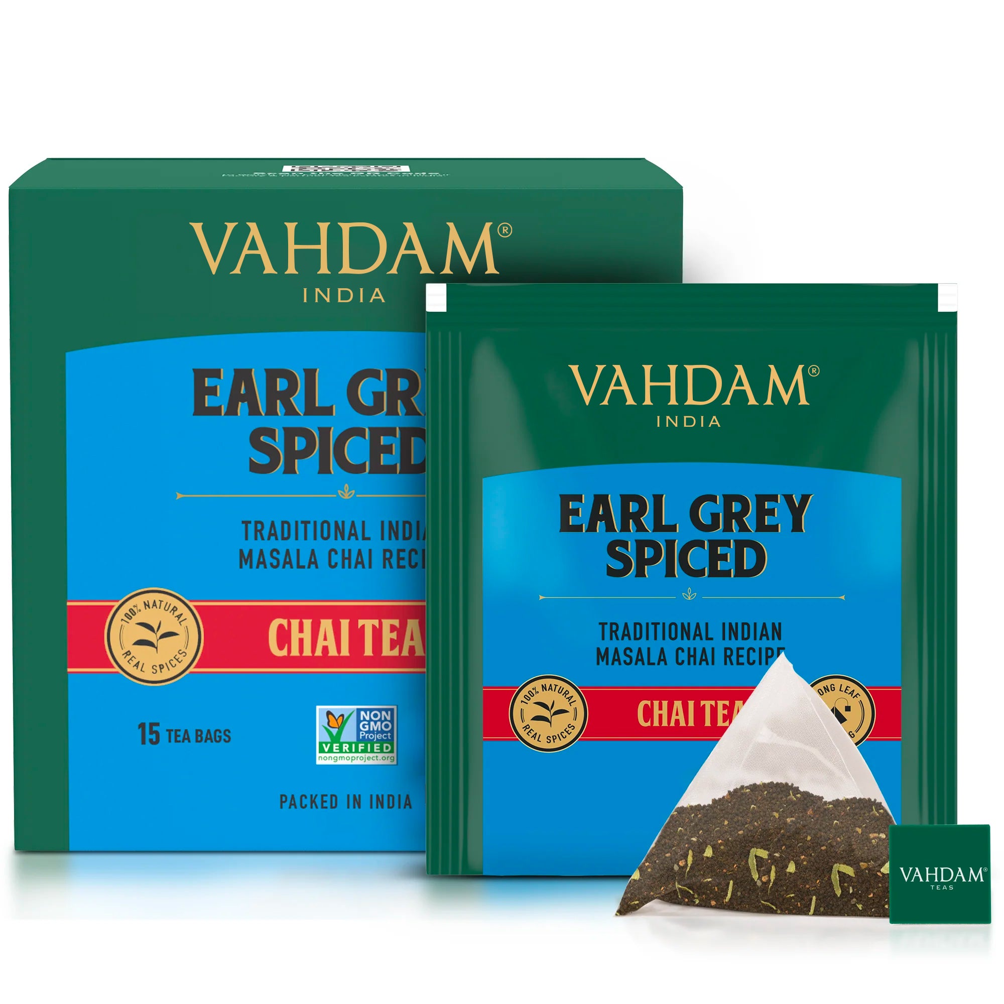 FG-Earl Grey Masala Chai Tea, 15 Count