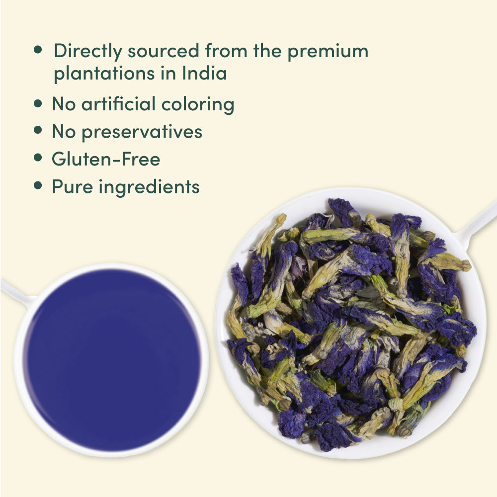 Butterfly Pea Flower Herbal Tea Tisane, Image -7 