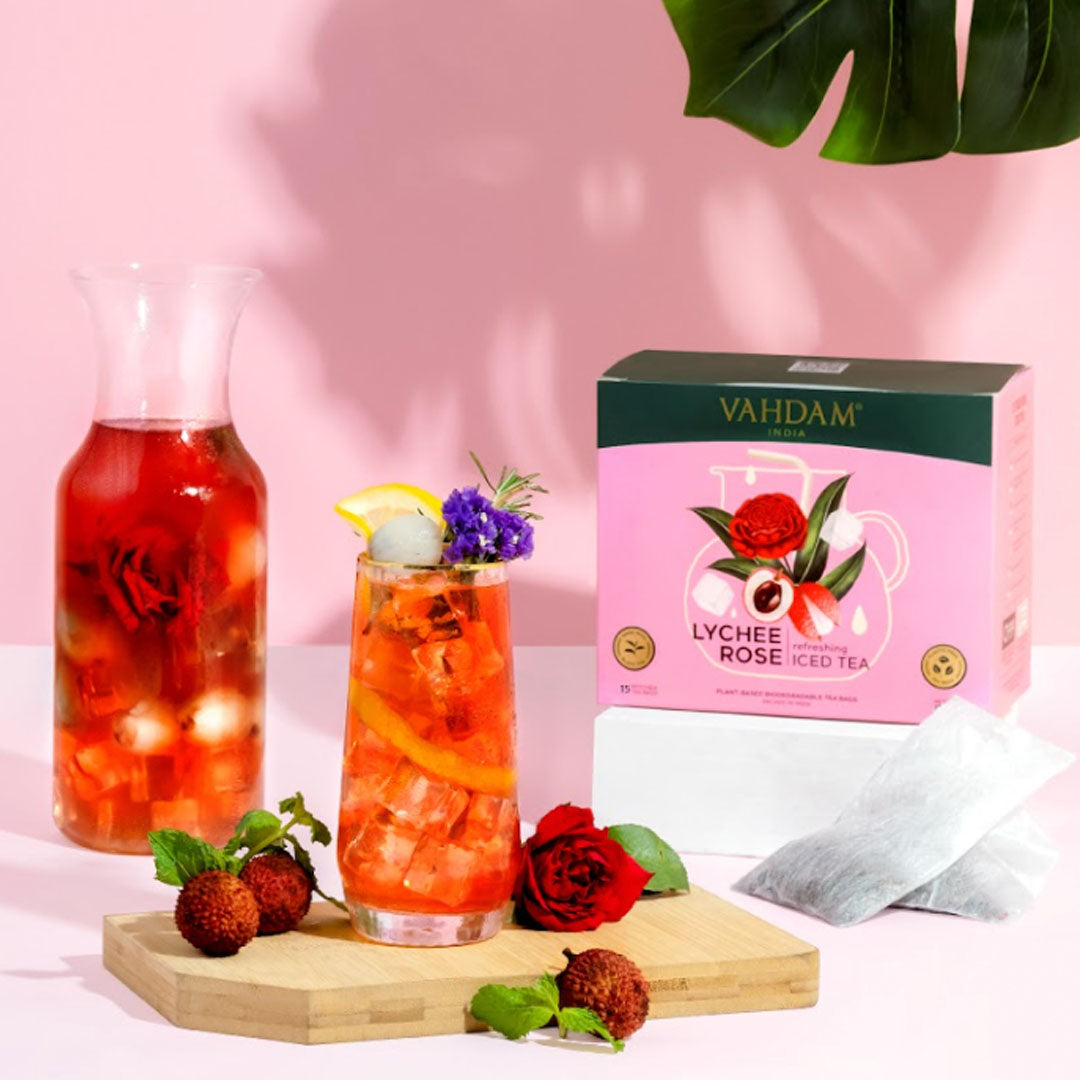 Lychee Rose Iced Tea, Image -2, 15 Pitcher TB