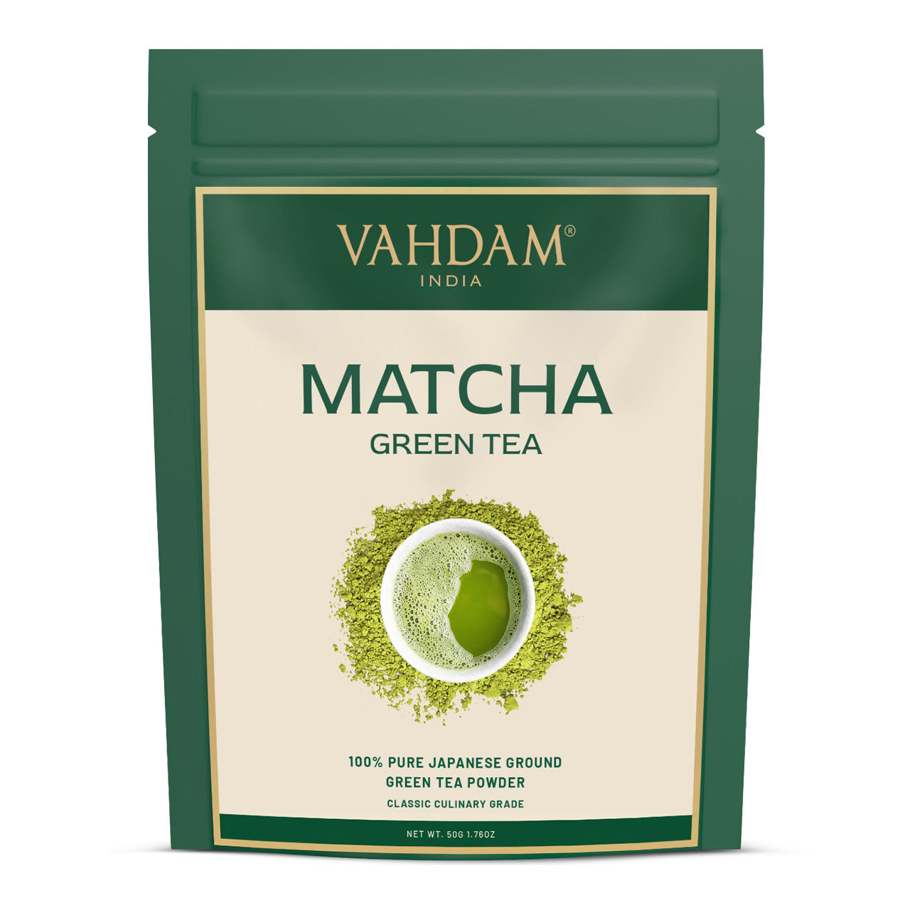 Pure Japanese Matcha Green Tea, 50 gm