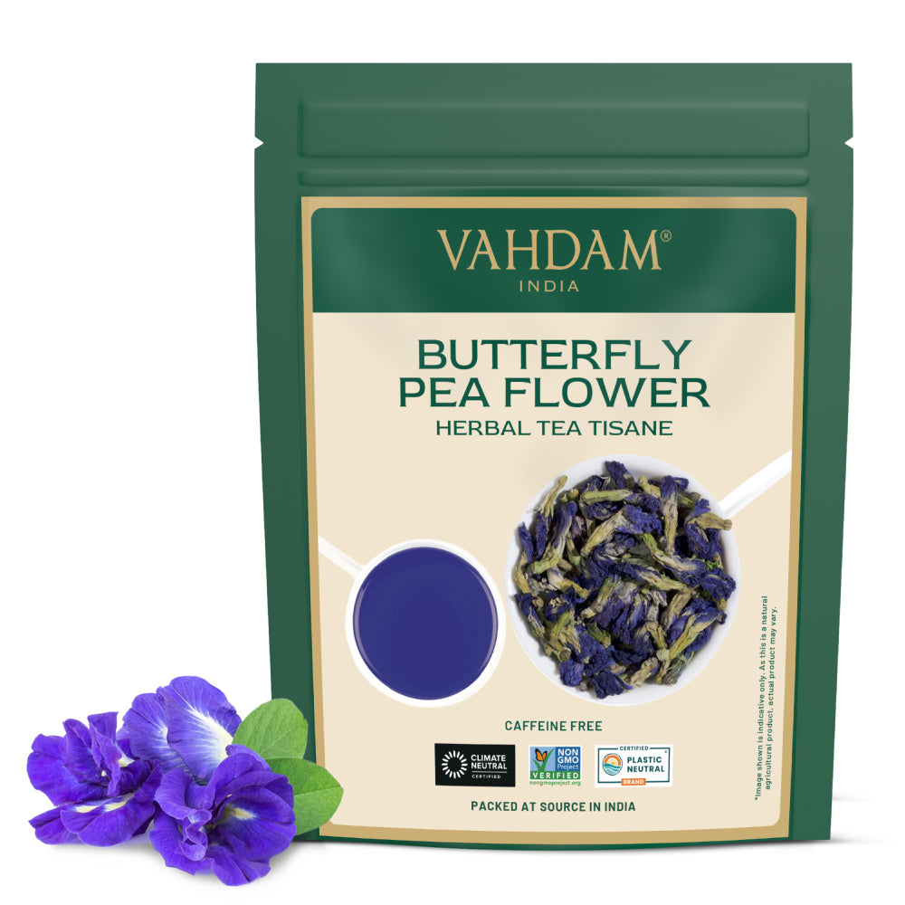 Butterfly Pea Flower Herbal Tea Tisane, Image -1 