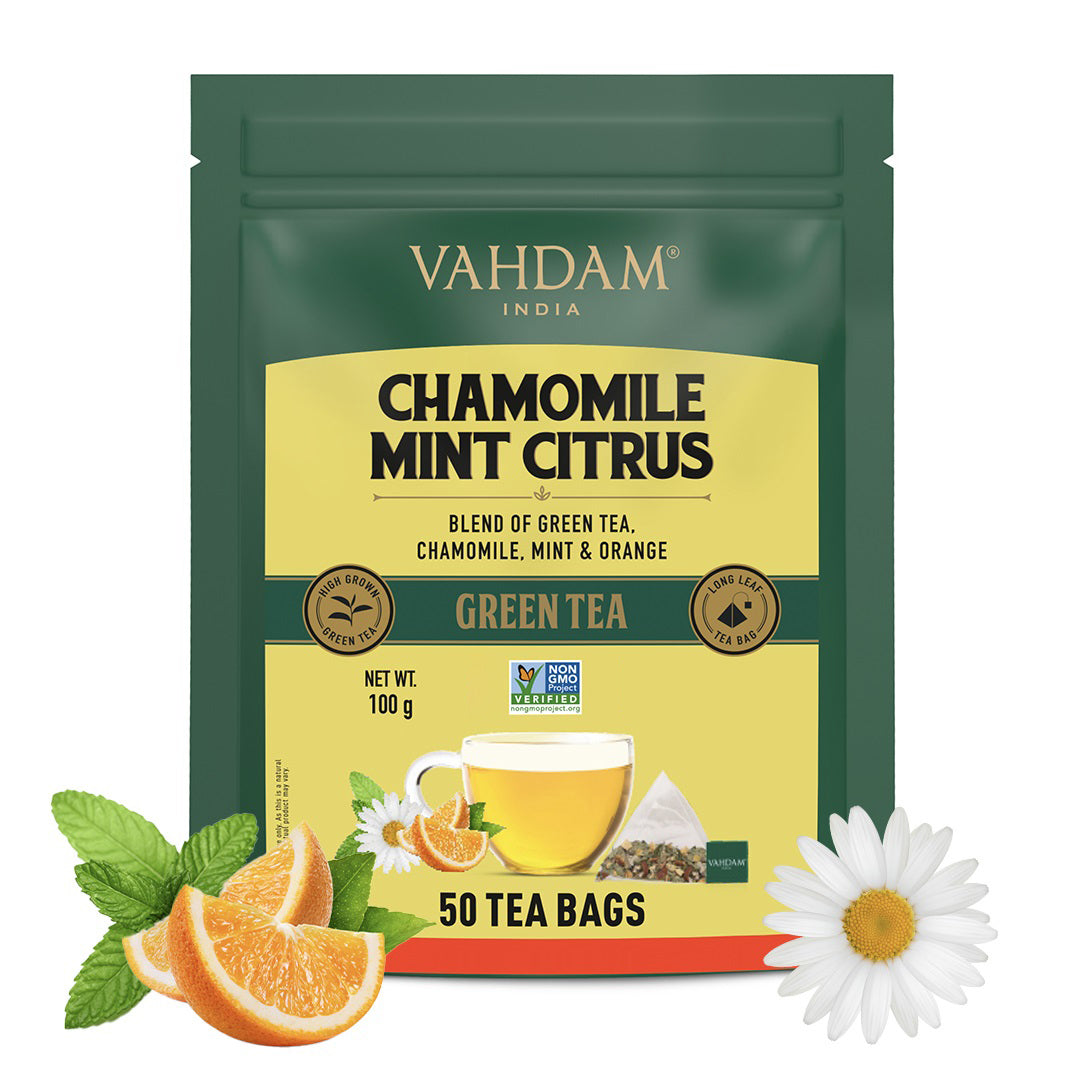 Chamomile Mint Citrus Green Tea, 50 Count