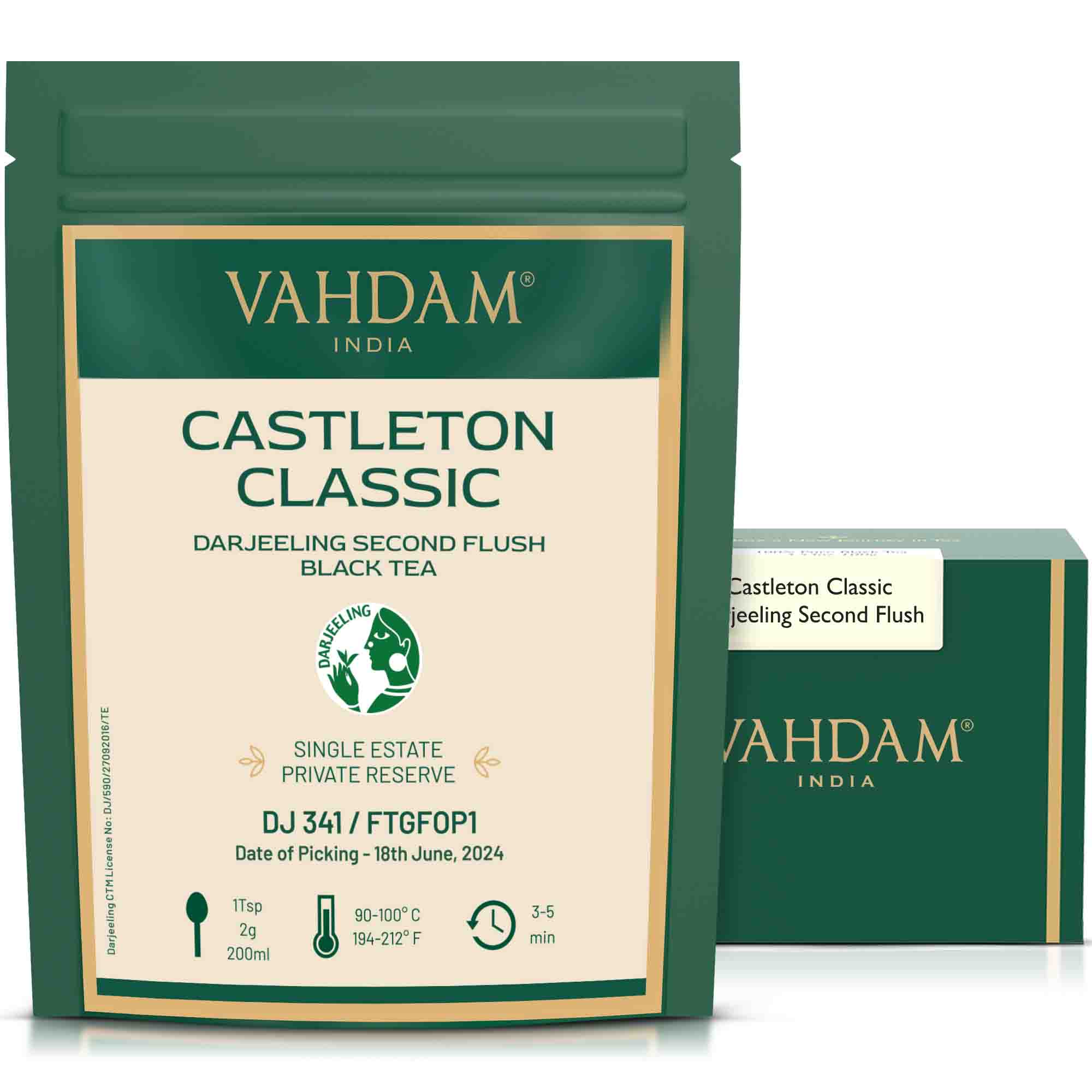 2024 Castleton Classic Darjeeling Second Flush Black Tea DJ 341