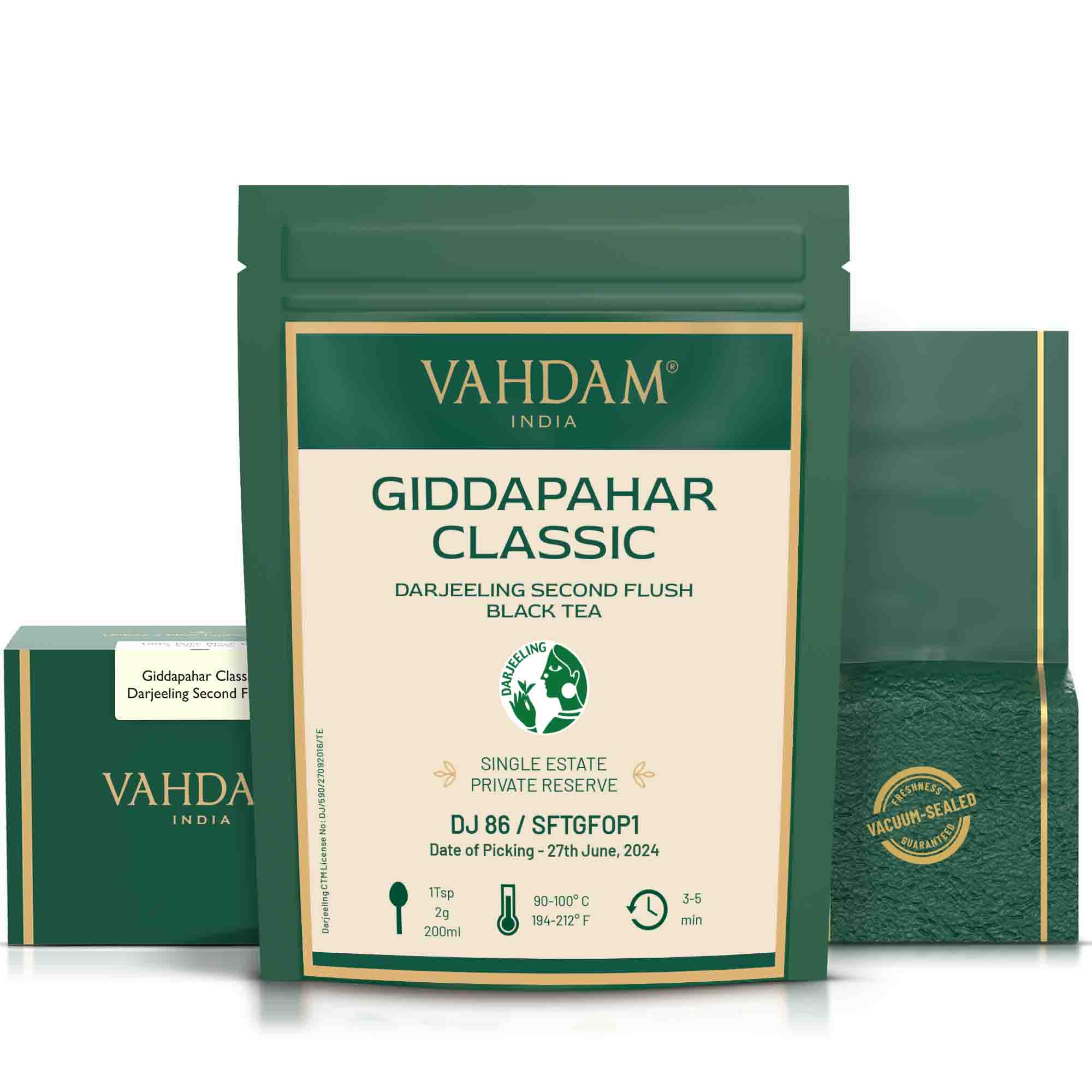 2024 Giddapahar Classic Darjeeling Second Flush Black Tea DJ 86