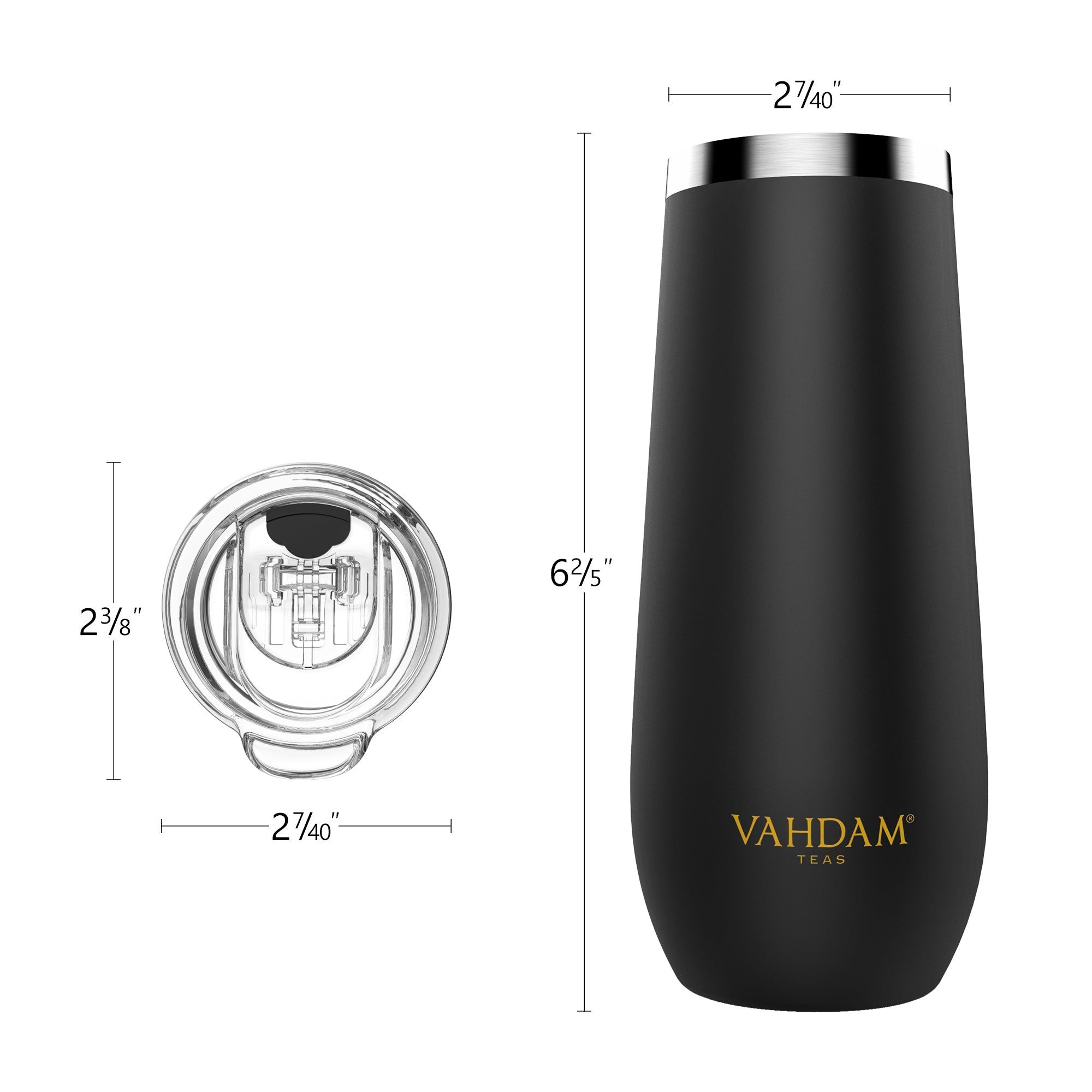 Caper Tumbler Insulated - Black, Image -4 