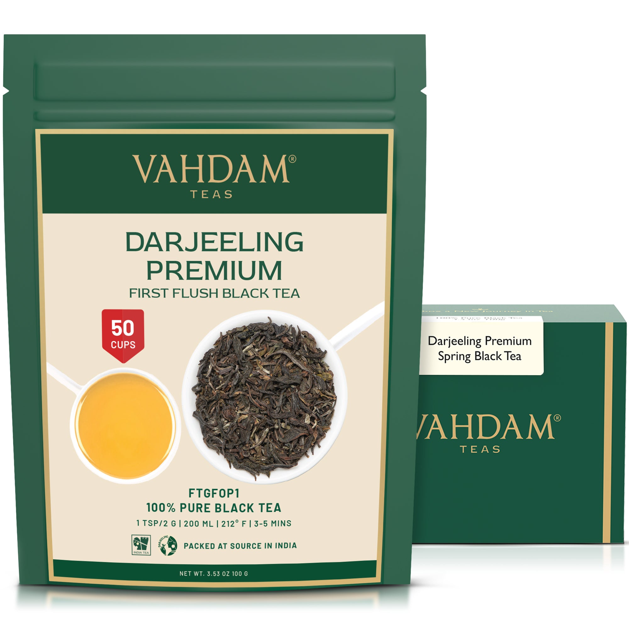 Darjeeling First Flush Black Tea, Image -1, 100 gm