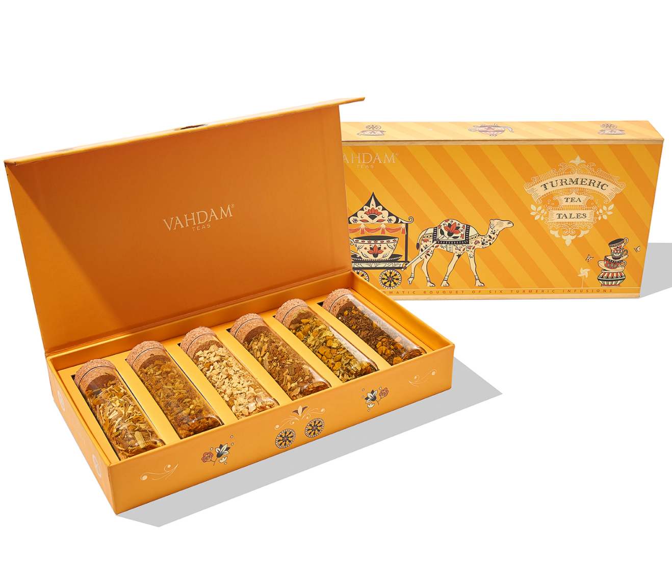 Turmeric Tea Tales Gift Set, Image -1, 6 Teas